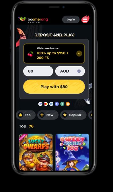 Boomerang Casino Australia Mobile